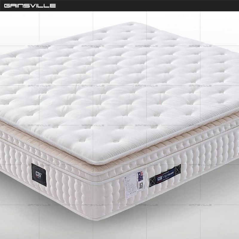 Customized Furniture Pocket Spring Hotel Double Bed Bedding Mattress for Bedroom Set Gsv967