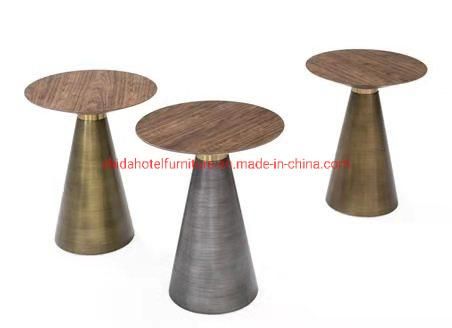 Luxury Home Furniture Stainless Steel Champagne Gold Center Side Coffee Table