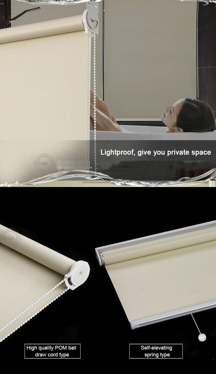 Printing 100% Blackout Roller Blinds for Office and Home Decoration