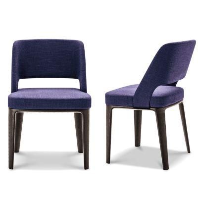 Nova Simple Single Leather Leisure Chair Restaurant Furniture Modern Upholstered Chair