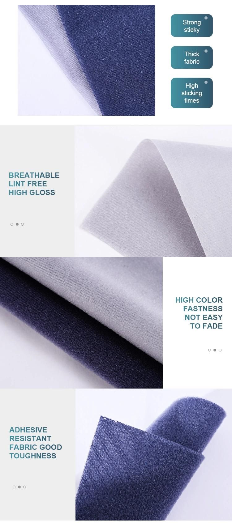 Nylon TPU Laminated Loop Fabric for Furniture Self Adhesive Fasteners Materials