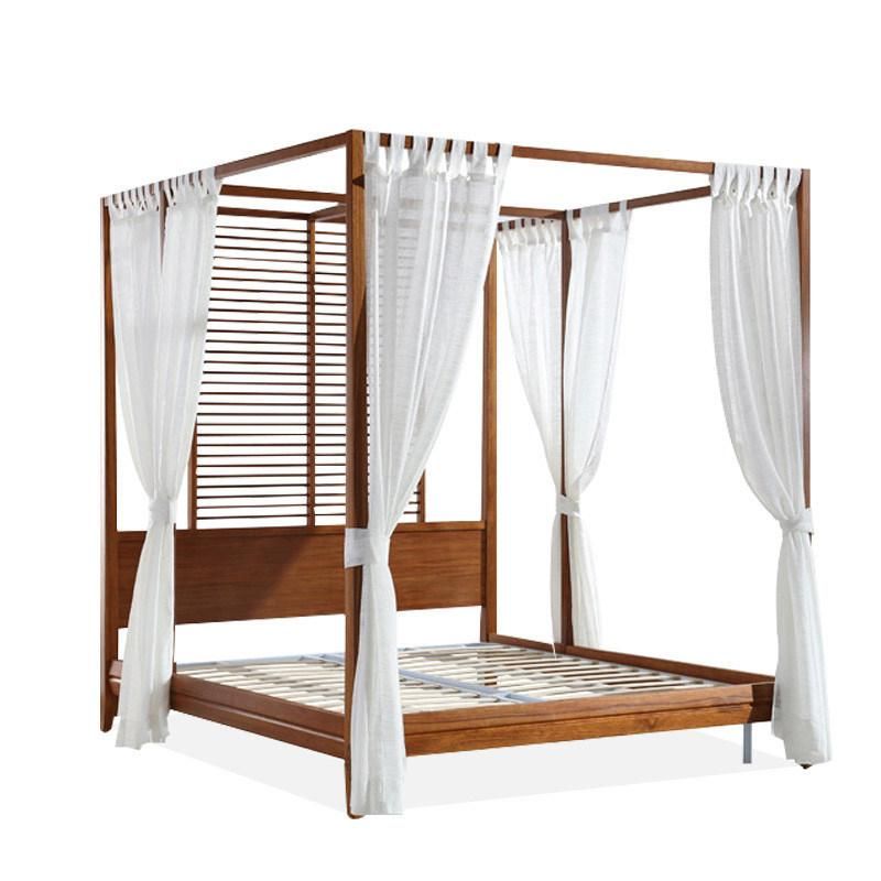 Antique Furniture Classic Home Hotel Bedroom Furniture Romantic Canopy Bed