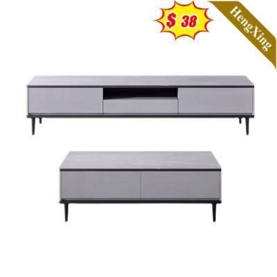 Popular Wood Home Living Room Bedroom Modern Furniture Marble Top TV Stand Coffee Table