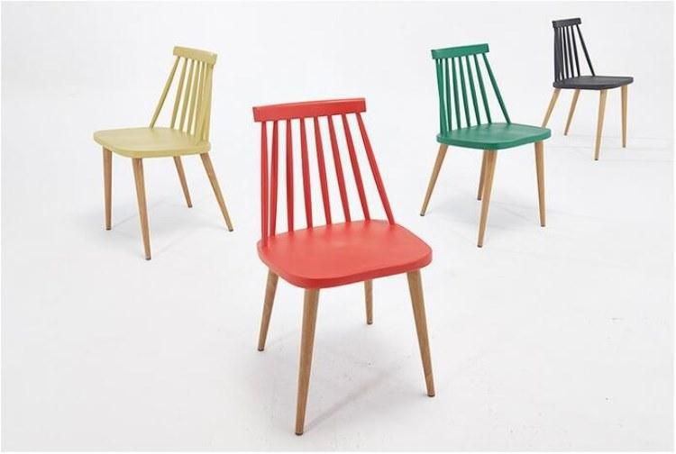 Wholesale High Back Armless Restaurant Home Europe Design Plastic Side Dining Chair