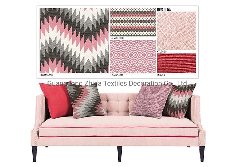 Jacquard Weaving Fabric Chenille Design Cushion Cover Fabric