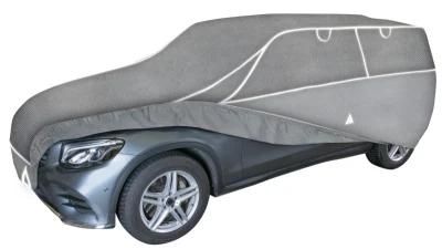 4 Layers Outdoor Car Covers for Automobiles Hail UV Snow Wind Protection Universal Full Car Cover EVA+Non-Woven Fabric