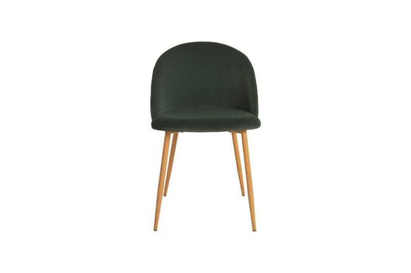 Velvet Navy Blue Upholstery Dining Chair Dining Room / Luxury Design Restaurant Fabric Green Velvet Dining Chair