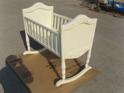 European-Style Fashion Firm Baby Cot Bed for Sale