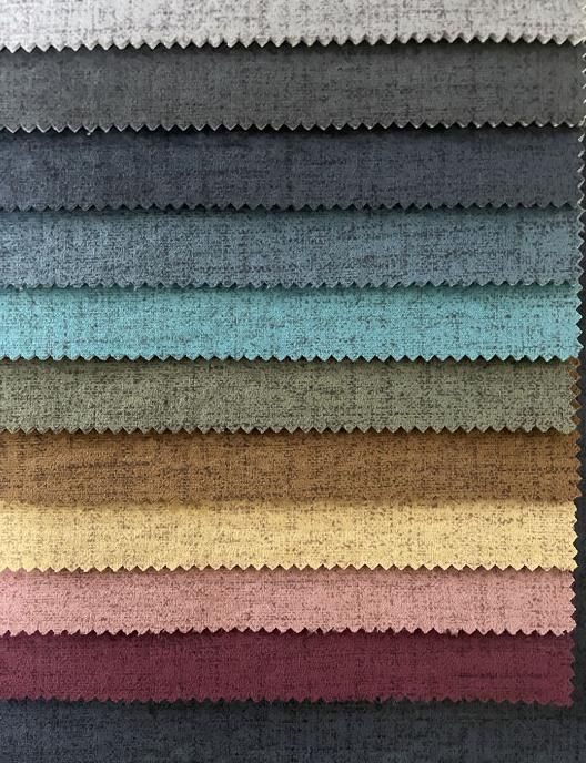Warp Knitting Sofa Fabrics; Sofa Fabrics Factory; Holland Velvet with Printed Design
