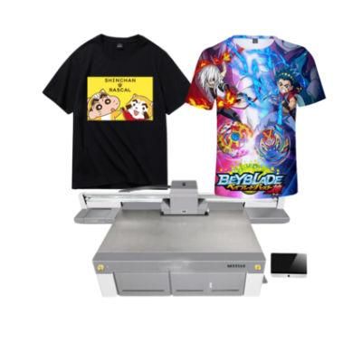 DIY Cotton Fabric Textile Digital T Shirt Textile Printing Machine Dtf Inkjet Flatbed UV Printer