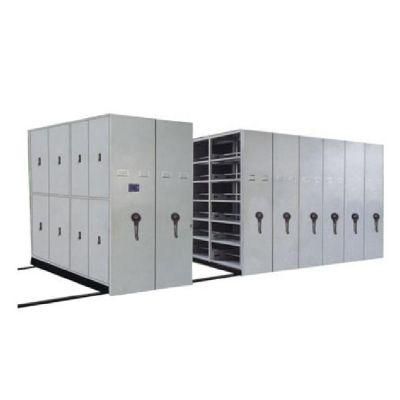 Library Mobile Shelving Gondola System MID East File Compactor High Density Cabinet