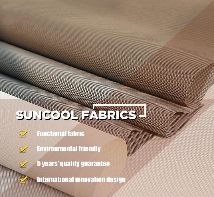 Outdoor Sunscreen 30% Polyester +70% PVC Blinds Fabrics