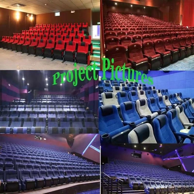 Factory Customized Auditorium School Conference Room Lecture Hall Seating Chairs with Folding Tablet