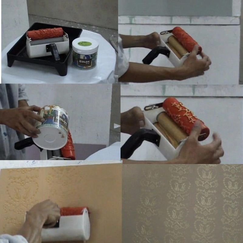 Home Improvement Tools Patternd Paint Roller