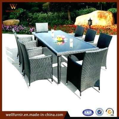 Rattan Furniture Outdoor Dining Table Set with Square Table (WF-206-2)