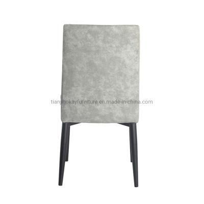 Free Sample High Quality Painting Steel Legleather Dining Chairs