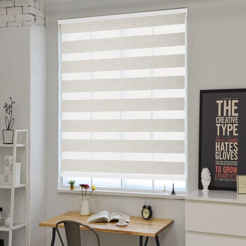 Motorized Roller Blinds/Electrical Zebra Blinds Printed Duo Blinds/Rainbow Duo Shade/Combi Blinds/Duo Window Shades/Mini Blinds/Mini Shade/Mini Blind/Mini Zebra