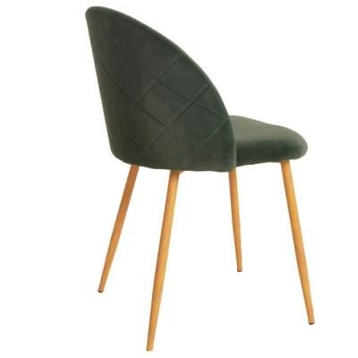 Wholesale Newest Nordic Comfortable High Quality Velvet Soft Dining Chairs