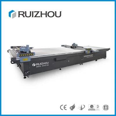 Ruizhou Automatic Feeding Plaid and Checks Fabric Garment Apparel Cutting Machine