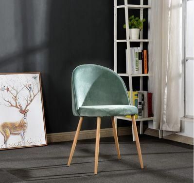 Soft Backrest Design Home Furniture Upholstery Dinner Cafe Dining Chair