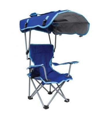 Double Cup Holder Outdoor Hiking Fishing Folding Camping Chair with Canopy