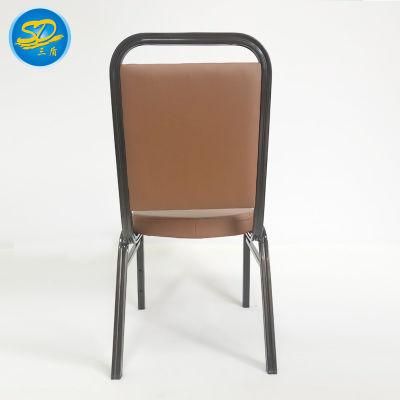Fancy Restaurant Grey Fabric Dining Banquet Chair for 5 Star Hotel