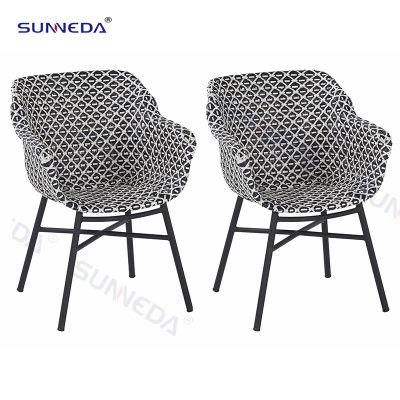 Outdoor Leisure Patio Rattan Dining Table Set Chair