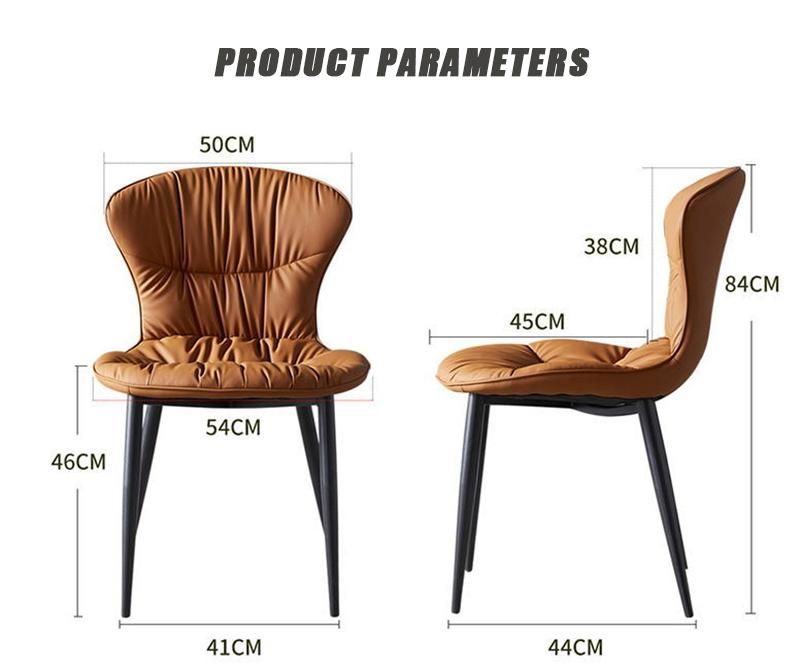 Dining Chair Wholesale Gold Luxury Nordic Indoor Home Furniture Room Restaurant Dining Leather Velvet Modern Dining Chair