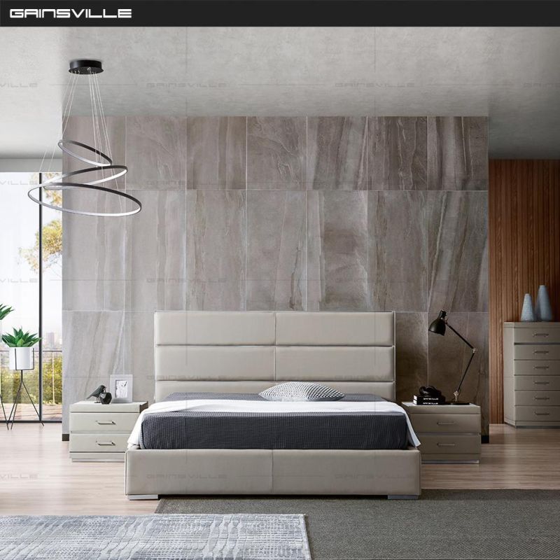 Modern Simple Design Bedroom Villa Furniture Bed King Size