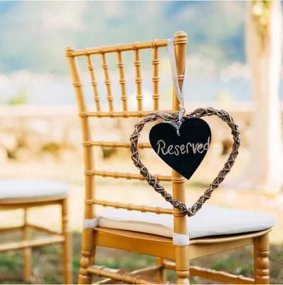 Garden Outdoor Furniture Chiavari Wedding Party Plastic Tiffany Dining Chair