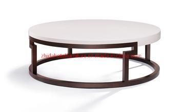 Leisure Home Furniture Living Room Round Marble Top Stainless Steel Center Table Coffee Shop Hotel Side End Tea Table