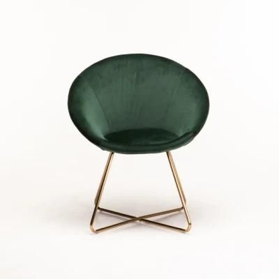 High Quality Modern Style Green Velvet Bedroom Chair Living Room Chair