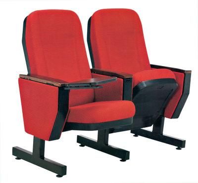 Lecture Hall Auditorium Chair Fabric Cinema Chair with PP Folding Tablet (OC-154)