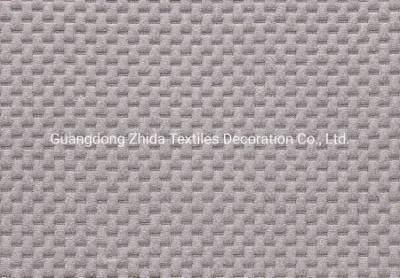 Zhida Texitles Classic Cotton 3D Small Grid Upholstery Sofa Fabric
