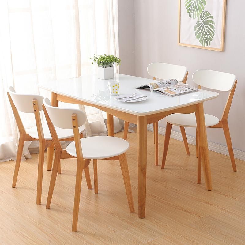 Silla Wooden Wood Furniture Wholesale White Oak Dinner Chairs Bentwood Dining Chair