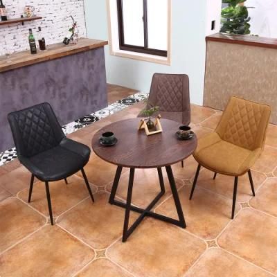 Wholesale Modern Chairs Living Room Chair Leisure Cheap Price Hot Sale Home Furniture Modern Gray Velvet Fabric Dining Chair with Metal Legs