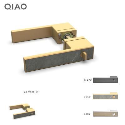 Gold Aluminum Bar Cabinet Door Handle Lock Simple Triangle New Shape Style Design Minimalist