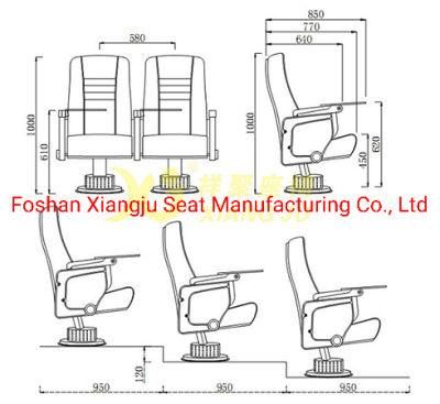 Factory Supply Customized Conference Auditorium Church Chairs for Adult