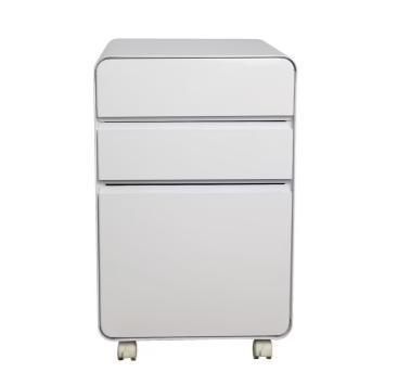 Wholesale 3 Drawer Mobile Filing Cabinets with Lock Movable Storage Pedestal Cabinet