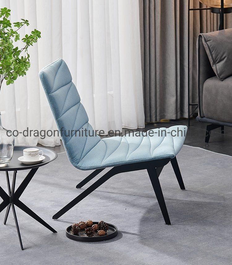 New Design Metal Legs Fabric Lounge Chair for Home Furniture
