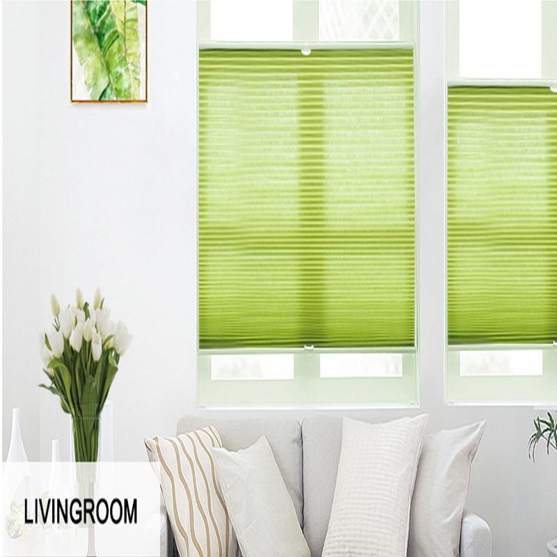 Cellular Window Shades Honeycomb Blinds Cordless Blackout Non-Woven Fabric Pull Push Control for Windows