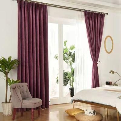Cheap Price Cafe 100% Polyester Sofa Fabric Blackout Decorative Hotel Lobby Curtains Hospital Curtain