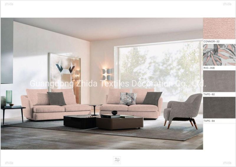 Light Luxury Polyester Chenille Leisure Sofa Seat Furniture Fabric