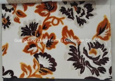 Textile Yarn Dyed Cut Velvet Upholstery Sofa Pillow Fabric