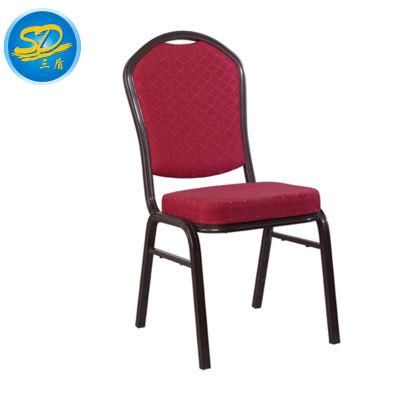China Wholesale High Quality Fabric Hotel Chair Steel Banquet Chair