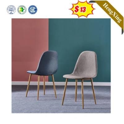 Italy Green Leather Metal Leg Dining Chairs Hotel Furniture