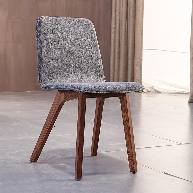 Wholesale Home Furniture Modern Fabric Wooden Dining Chair for Project